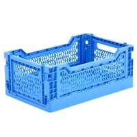 Klappboxen Minibox 270 x 170 x 110 mm blau durchbrochen...