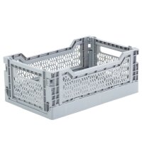 Klappboxen Minibox 270 x 170 x 110 mm grau durchbrochen...