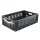 Klappboxen 600 x 400 x 180 mm anthrazit durchbrochen Handgriffe offen