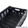 Klappboxen 600 x 400 x 180 mm anthrazit durchbrochen Handgriffe