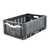 Klappboxen 600 x 400 x 230 mm anthrazit durchbrochen...