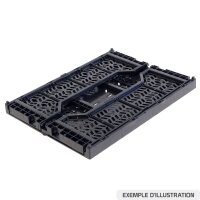 Klappboxen 400 x 300 x 150 mm anthrazit durchbrochen...